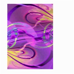 Infinity Painting Purple Large Garden Flag (two Sides) by DinkovaArt