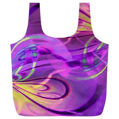 Infinity Painting Purple Full Print Recycle Bag (xl) by DinkovaArt