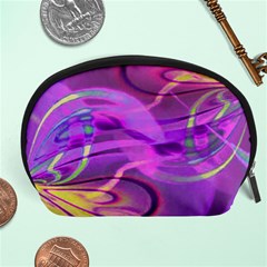 Infinity Painting Purple Accessory Pouch (large) by DinkovaArt