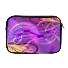 Infinity Painting Purple Apple Macbook Pro 17  Zipper Case by DinkovaArt