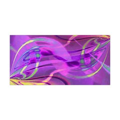 Infinity Painting Purple Yoga Headband by DinkovaArt