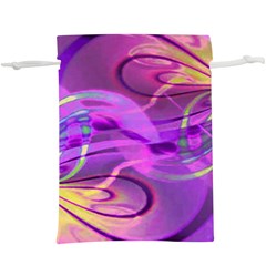 Infinity Painting Purple  Lightweight Drawstring Pouch (xl) by DinkovaArt