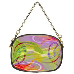 Infinity Painting Green Chain Purse (one Side) by DinkovaArt