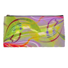 Infinity Painting Green Pencil Case by DinkovaArt