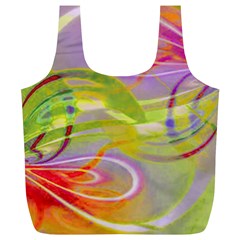 Infinity Painting Green Full Print Recycle Bag (xl) by DinkovaArt