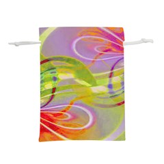 Infinity Painting Green Lightweight Drawstring Pouch (s) by DinkovaArt