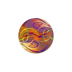 Infinity Painting Orange Golf Ball Marker (10 Pack) by DinkovaArt