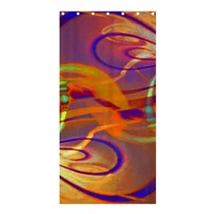 Infinity Painting Orange Shower Curtain 36  X 72  (stall)  by DinkovaArt