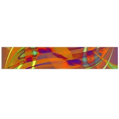 Infinity Painting Orange Large Flano Scarf 