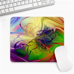  Rainbow Painting Patterns 1 Large Mousepads by DinkovaArt