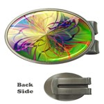  Rainbow Painting Patterns 1 Money Clips (Oval)  Front