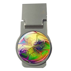  Rainbow Painting Patterns 1 Money Clips (round)  by DinkovaArt