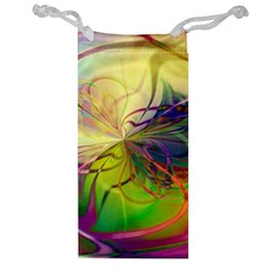  Rainbow Painting Patterns 1 Jewelry Bag by DinkovaArt