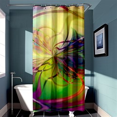  Rainbow Painting Patterns 1 Shower Curtain 36  X 72  (stall)  by DinkovaArt