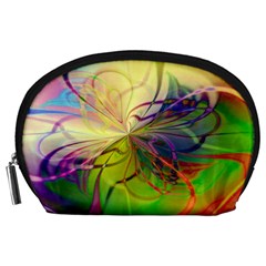  Rainbow Painting Patterns 1 Accessory Pouch (large) by DinkovaArt