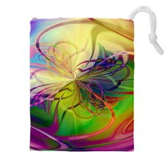  Rainbow Painting Patterns 1 Drawstring Pouch (5xl) by DinkovaArt