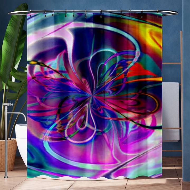 Rainbow Painting Pattern 2 Shower Curtain 60  x 72  (Medium) 