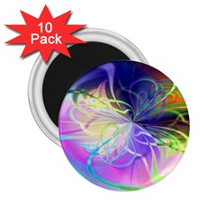 Rainbow Painting Patterns 3 2 25  Magnets (10 Pack)  by DinkovaArt