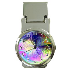 Rainbow Painting Patterns 3 Money Clip Watches by DinkovaArt