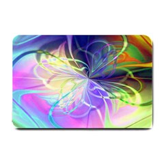 Rainbow Painting Patterns 3 Small Doormat  by DinkovaArt