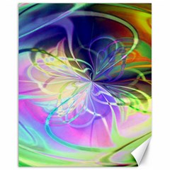 Rainbow Painting Patterns 3 Canvas 11  X 14  by DinkovaArt