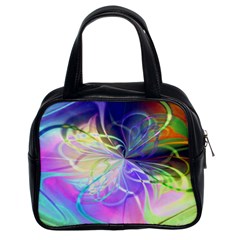 Rainbow Painting Patterns 3 Classic Handbag (two Sides) by DinkovaArt