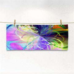 Rainbow Painting Patterns 3 Hand Towel by DinkovaArt