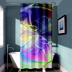 Rainbow Painting Patterns 3 Shower Curtain 36  X 72  (stall)  by DinkovaArt