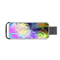 Rainbow Painting Patterns 3 Portable Usb Flash (one Side) by DinkovaArt