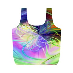 Rainbow Painting Patterns 3 Full Print Recycle Bag (m) by DinkovaArt