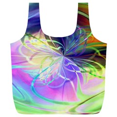 Rainbow Painting Patterns 3 Full Print Recycle Bag (xl) by DinkovaArt