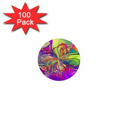 Rainbow Painting Pattern 4 1  Mini Magnets (100 Pack)  by DinkovaArt