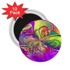 Rainbow Painting Pattern 4 2 25  Magnets (10 Pack)  by DinkovaArt