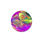 Rainbow Painting Pattern 4 Golf Ball Marker (4 pack) Front