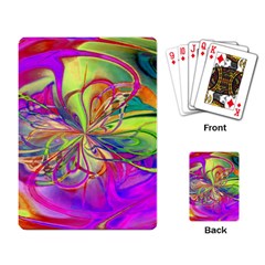 Rainbow Painting Pattern 4 Playing Cards Single Design (rectangle) by DinkovaArt