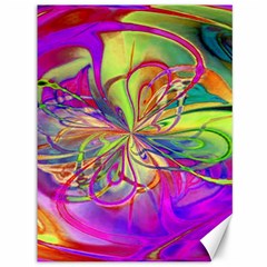 Rainbow Painting Pattern 4 Canvas 36  X 48  by DinkovaArt