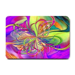 Rainbow Painting Pattern 4 Small Doormat  by DinkovaArt