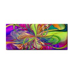 Rainbow Painting Pattern 4 Hand Towel by DinkovaArt