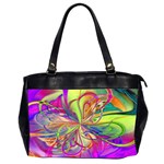 Rainbow Painting Pattern 4 Oversize Office Handbag (2 Sides) Front