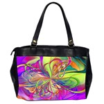 Rainbow Painting Pattern 4 Oversize Office Handbag (2 Sides) Back