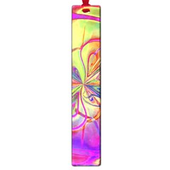 Rainbow Painting Pattern 4 Large Book Marks by DinkovaArt