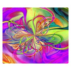 Rainbow Painting Pattern 4 Double Sided Flano Blanket (small)  by DinkovaArt