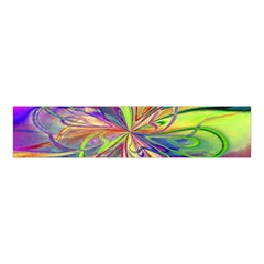 Rainbow Painting Pattern 4 Velvet Scrunchie by DinkovaArt