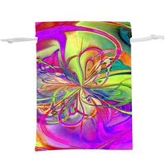 Rainbow Painting Pattern 4  Lightweight Drawstring Pouch (xl) by DinkovaArt