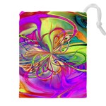 Rainbow Painting Pattern 4 Drawstring Pouch (5XL) Front