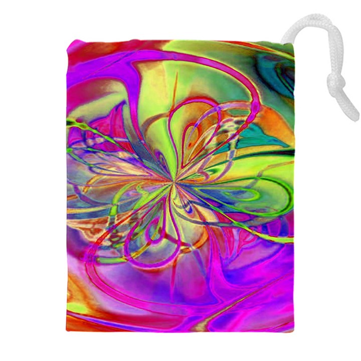 Rainbow Painting Pattern 4 Drawstring Pouch (5XL)