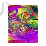 Rainbow Painting Pattern 4 Drawstring Pouch (5XL) Back