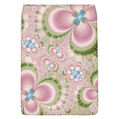 Pastel Pink Abstract Floral Print Pattern Removable Flap Cover (l) by SpinnyChairDesigns