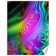 Psychedelic Swirl Trippy Abstract Art Canvas 12  X 16  by SpinnyChairDesigns