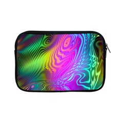 Psychedelic Swirl Trippy Abstract Art Apple Ipad Mini Zipper Cases by SpinnyChairDesigns